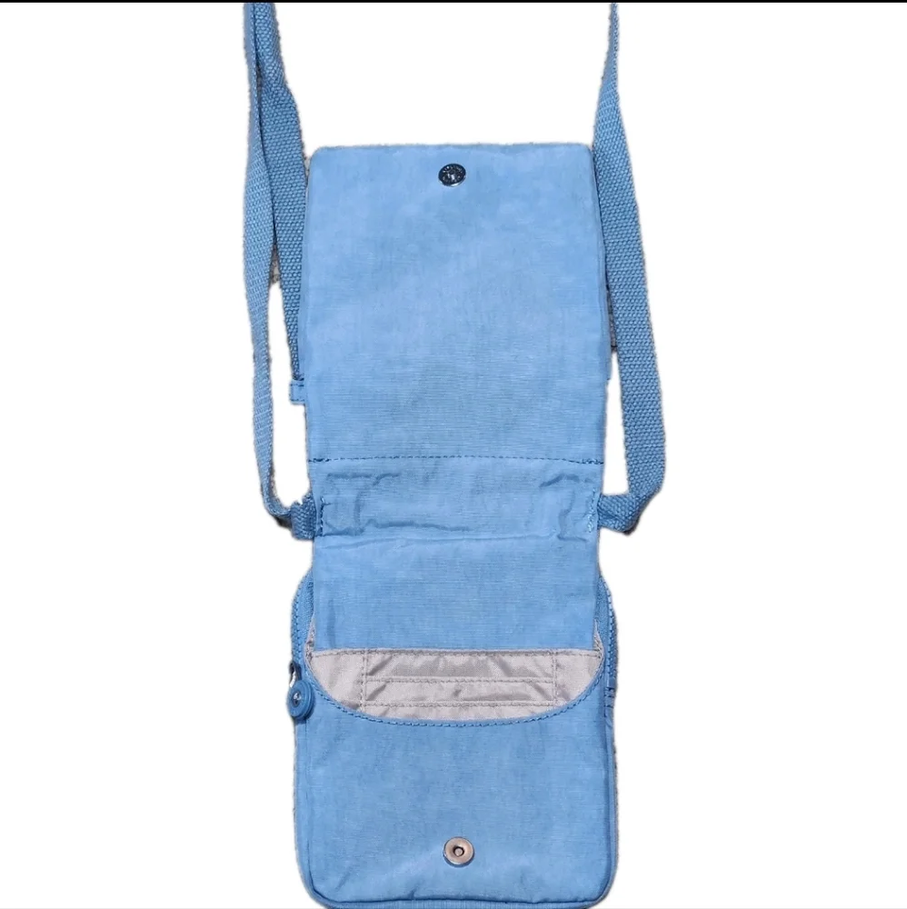 Kipling New Eldorado Crossbody Bag Color Silky Blue